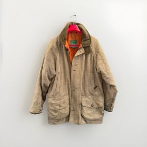 Chrysalis Chiltern Tweed Coat Mens Large Brown Shooting Sporting Field Jacket